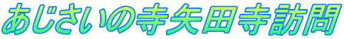 あじさいの寺矢田寺訪問